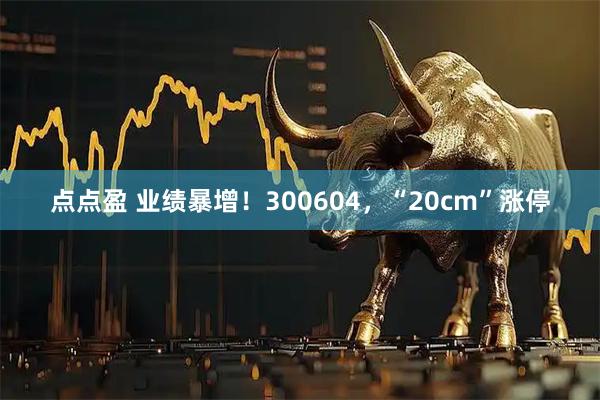 点点盈 业绩暴增！300604，“20cm”涨停
