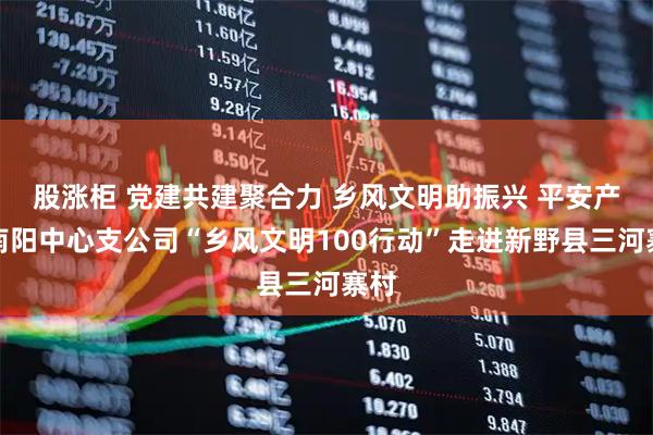 股涨柜 党建共建聚合力 乡风文明助振兴 平安产险南阳中心支公司“乡风文明100行动”走进新野县三河寨村