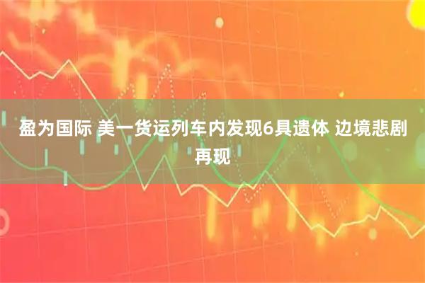 盈为国际 美一货运列车内发现6具遗体 边境悲剧再现